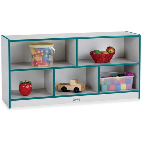 Jonti-Craft JNT0392JCWW005 Rainbow Accents Low Open Single Storage Shelf