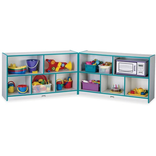 Jonti-Craft JNT0292JCWW005 Rainbow Accents Fold-n-Lock Storage Shelf