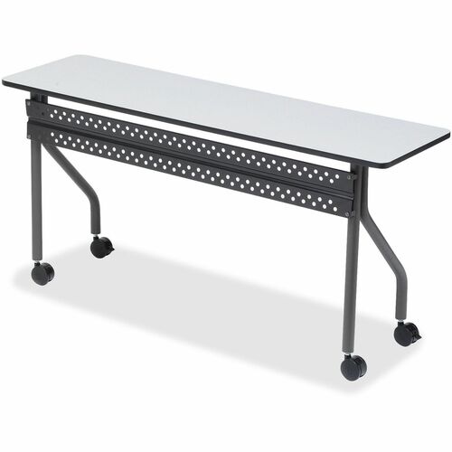 Iceberg ICE68067 Officeworks 68067 Mobile Training Table - Rectangle Top - 72" Table Top Length X 18" Table Top Width X 0.75" Table Top Thickness