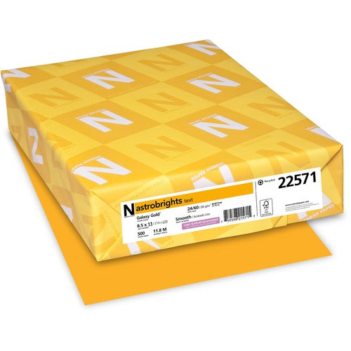 Astrobrights WAU22571 Color Copy Paper - Galaxy Gold