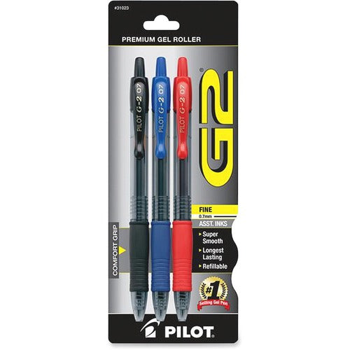 Pilot PIL31023 G2 Retractable Gel Ink Pens