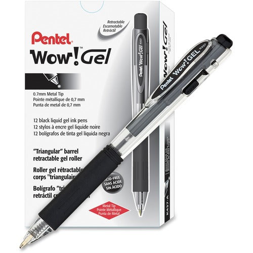 Pentel PENK437A Wow! Gel Pens