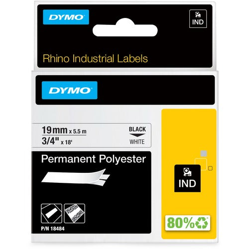 Dymo DYM18484 Permanent Polyester Labels