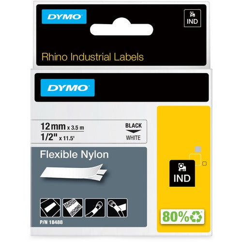 Dymo DYM18488 Rhino Flexible Nylon Labels