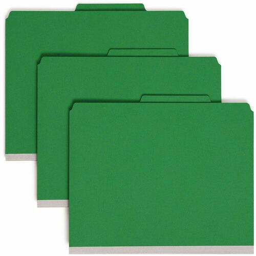 Smead SMD14201 SafeSHIELD 2/5 Tab Cut Letter Recycled Classification Folder