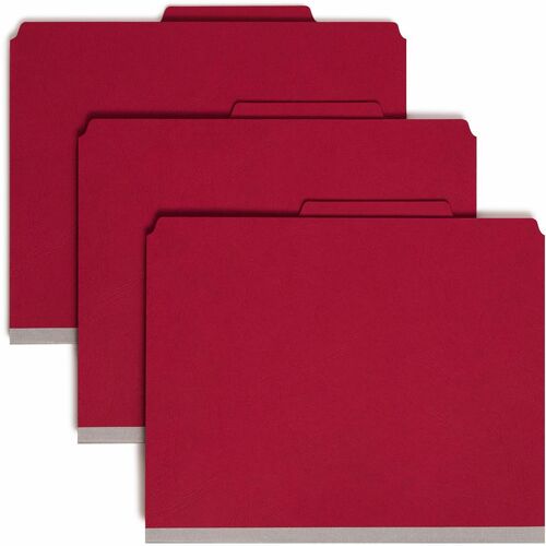 Smead SMD14202 SafeSHIELD 2/5 Tab Cut Letter Recycled Classification Folder