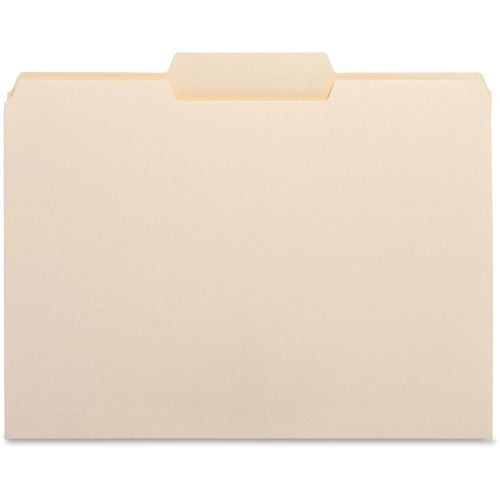 Business Source BSN16491 1/3 Tab Cut Letter Recycled Top Tab File Folder