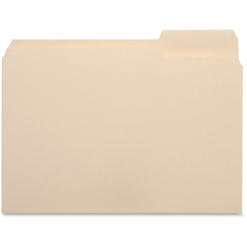 Business Source BSN16492 1/3 Tab Cut Letter Recycled Top Tab File Folder