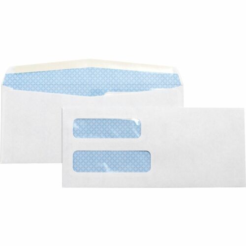 Business Source BSN36694 No. 10 Double-Window Invoice Envelopes