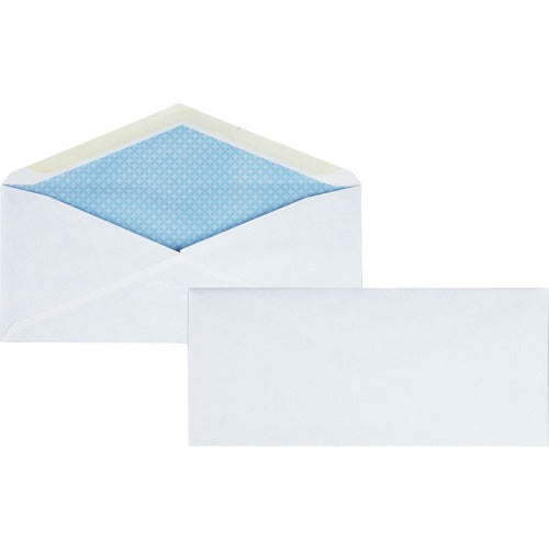 Business Source BSN42206 No.10 Regular Tint Security Envelopes