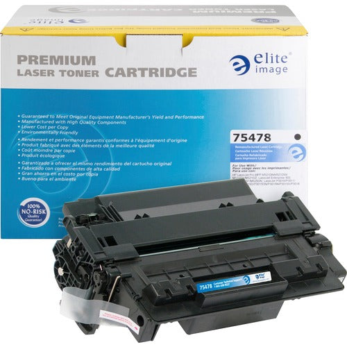 Elite Image ELI75478 Remanufactured Toner Cartridge Alternative For Hp 55A (Ce255A) - Laser - 6000 Page - 1 Each