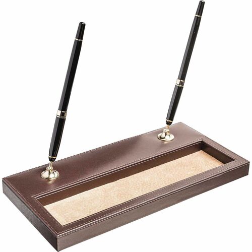 Dacasso DACA3404 Leather Double Pen Stand