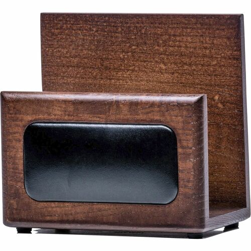 Dacasso DACA8408 Walnut & Leather Letter Holder