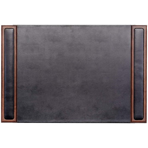 Dacasso DACP8402 Walnut & Leather Side-Rail Desk Pad