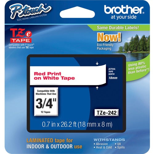 P-touch BRTTZE242 TZe Laminated Tape