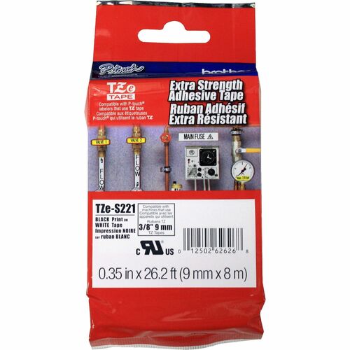P-touch BRTTZES221 Industrial TZe Tape Cartridge