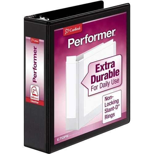 Cardinal® CRD17501CB Performer ClearVue Slant-D Ring Binder