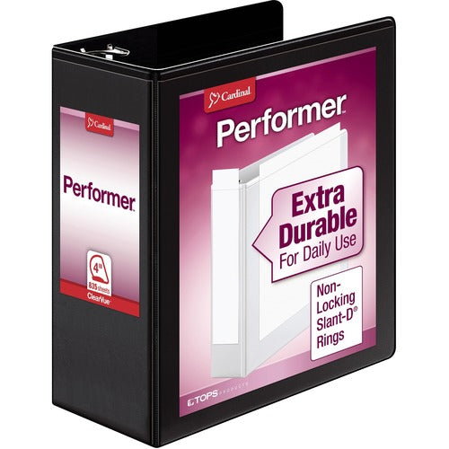 Cardinal® CRD17811CB Performer ClearVue Slant-D Ring Binder