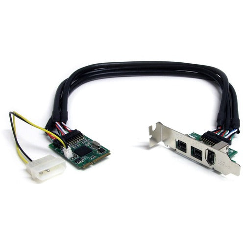 StarTech.com STCMPEX1394B3 3 Port 2b 1a 1394 Mini PCI Express FireWire Card Adapter