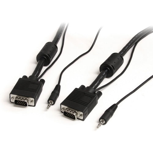 StarTech.com STCMXTHQMM30A 30 ft Coax High Resolution Monitor VGA Cable with Audio HD15 M/M