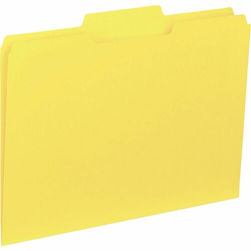 Business Source BSN43559 1/3 Tab Cut Letter Recycled Top Tab File Folder