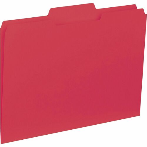 Business Source BSN43564 1/3 Tab Cut Letter Recycled Top Tab File Folder