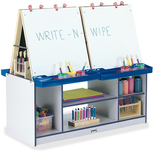 Jonti-Craft JNT0294JCWW112 Rainbow Accents 4 Station Art Center