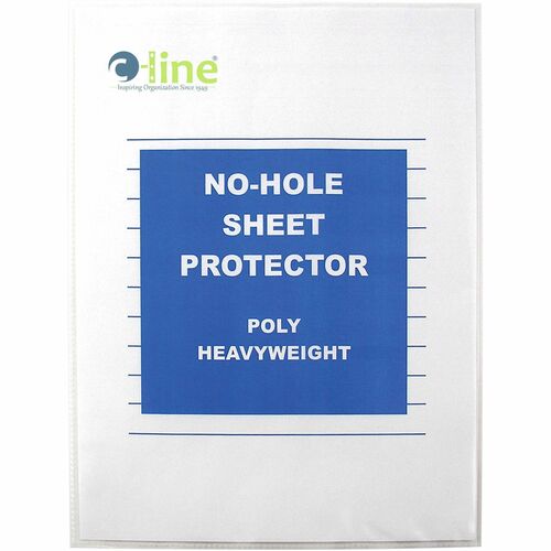 C-Line CLI62907 No-Hole Poly Sheet Protectors