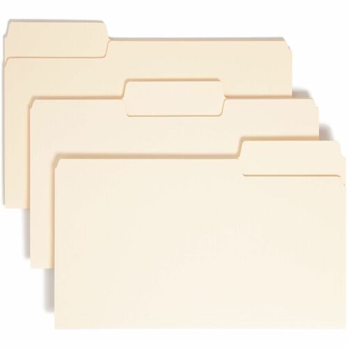 Smead SMD15401 SuperTab 1/3 Tab Cut Legal Recycled Top Tab File Folder