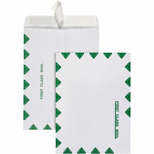 Quality Park QUA44534 Redi-Strip First Class Catalog Envelope - Catalog - 9" Width X 12" Length - 28 Lb - Peel & Seal - 100 / Box - White