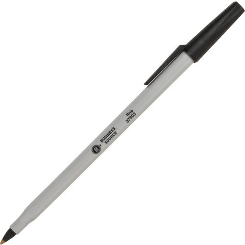 Business Source BSN37503 Fine Point Ballpoint Stick Pens