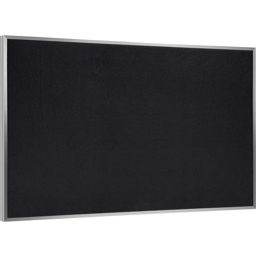 Ghent GHEATR46BK Recycled Bulletin Board with Aluminum Frame