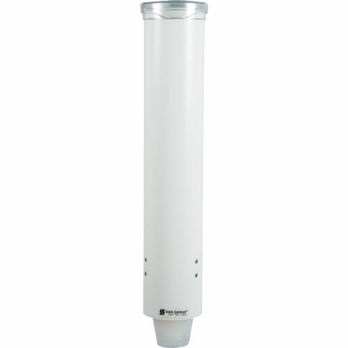 San Jamar SJMC4160WH Small Pull-type Water Cup Dispenser