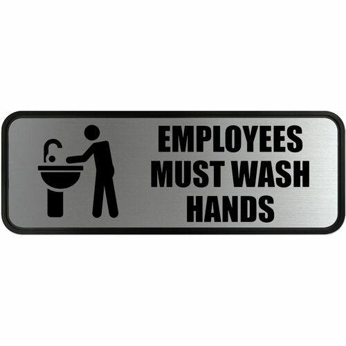 Cosco COS098205 Employee Wash Hands Sign