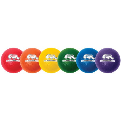 Champion Sports CSIRXD6SET Rhino Skin Low Bounce Dodgeball Set