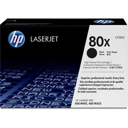 HP HEWCF280X 80X Original Laser Toner Cartridge - Black - 1 Each