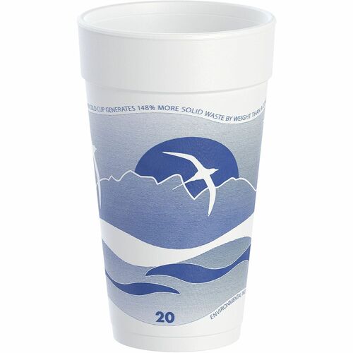Dart DCC20J16H J Cup 20 oz Horizon Design Foam Cups