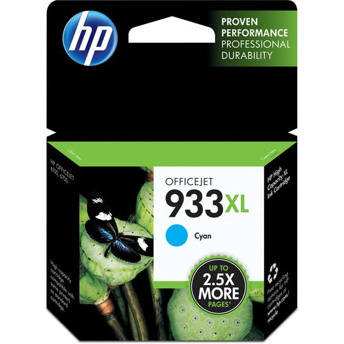 HP HEWCN054AN 933XL (CN054AN) Original Inkjet Ink Cartridge - Cyan - 1 Each