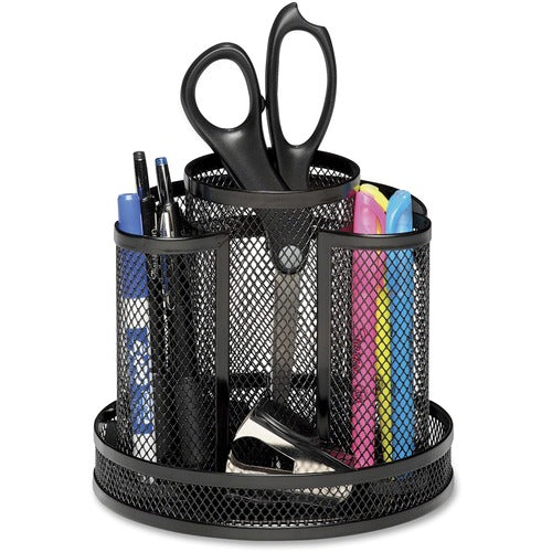 Rolodex ROL1773083 Workspace Mesh Spinning Supply Caddy