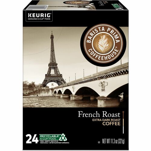 Barista Prima Coffeehouse® GMT6611 K-Cup, Pod French Roast Keurig Single Serve K-Cup Pods, 24 Count