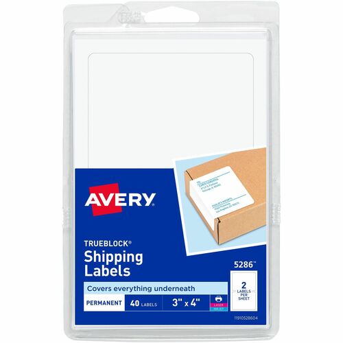 Avery® AVE05286 Avery® TrueBlock Permanent Shipping Labels