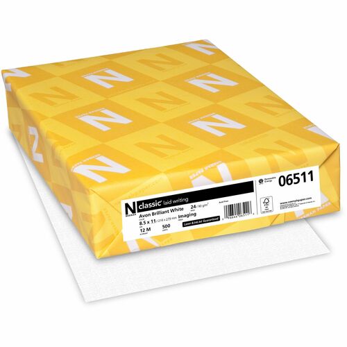 Classic NEE06511 Laid Writing Paper - White