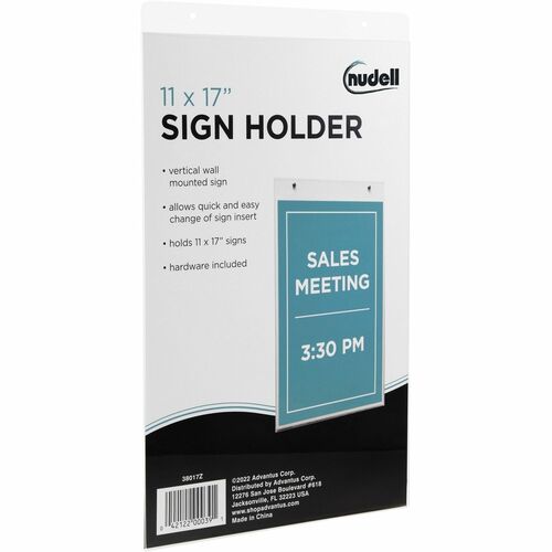 Golite nu-dell NUD38017Z Wall Sign Holder