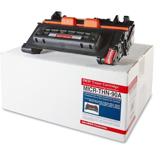 microMICR MCMMICRTHN90A MICR Laser Toner Cartridge CE390A - Black - 1 Each