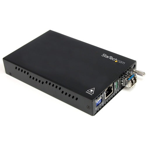 StarTech.com STCET91000LC2 Fiber Media Converter Gigabit 1000Mbps MM Fibre LC 550m