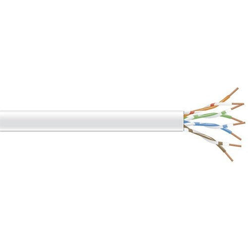 Black Box BBNC6CMSLDWH CAT6 250-MHz Solid Bulk Cable
