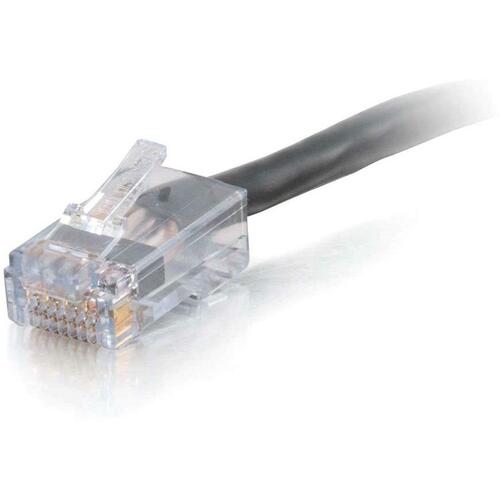 C2G CGO15301 50ft Cat6 Non-Booted Unshielded Ethernet Cable - Plenum CMP-Rated - BLK