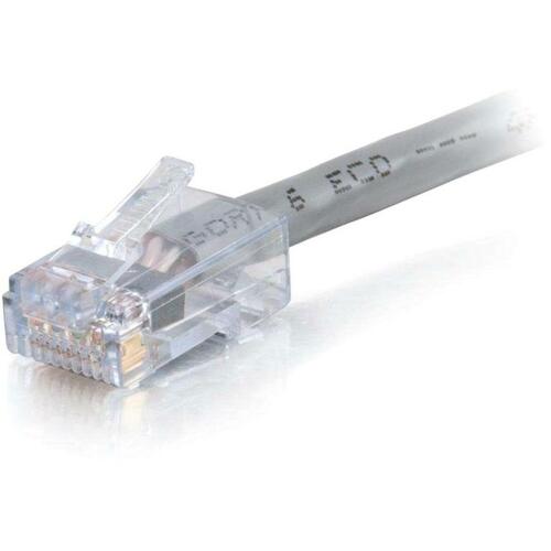 C2G CGO15268 10 ft Cat6 Non Booted Plenum UTP Unshielded Network Patch Cable - Gray