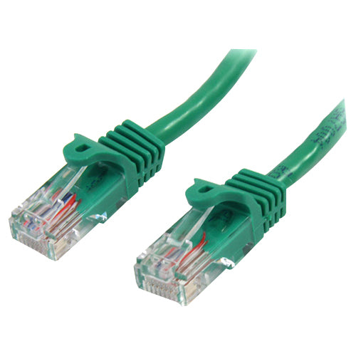 StarTech.com STC45PATCH5GN 5 ft Cat5e Green Snagless RJ45 UTP Cat 5e Patch Cable - 5ft Patch Cord