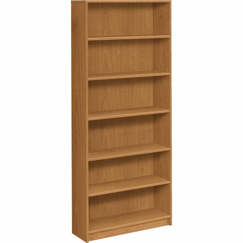 HON HON1877C 1870 Series Bookcase | 6 Shelves | 36"W | Harvest Finish